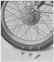 Ausbau des Vorderrades